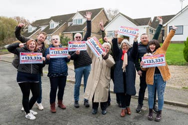 Neighbours in a Beccles cul-de-sac win lion's share of £3.2 million lottery prize