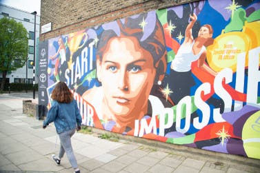 Mural of Special Olympics GB tennis player Lily Mills unveiled, to celebrate the start of the Special Olympics World Games