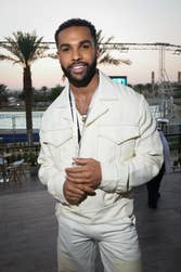 Lucien Laviscount attends the ABB FIA Formula E World Championship on January 27, 2023 in Riyadh, Saudi Arabia.