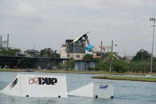 Maxwell Smith (12) will compete alongside his two older brothers for Team GB at the Cable Wakeboard World Championships which being in Thailand on 1 November 2022. (Photo from practice session)