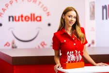 EDITORIAL USE ONLY Una Healy at the opening of the Nutella ‘Happy Portion Parlour’ in Soho, a pop-up breakfast experience offering a variety of dishes topped with one heaped teaspoon (15g) of Nutella. Picture date: Thursday August 25, 2022. PA Photo. The Parlour, which is open from today until Saturday August 27, is serving breakfasts including pancakes, peach melba, bruschetta, and ricotta and figs. Photo credit should read: David Parry/PA Wire