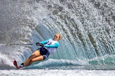 Stella Gamski will represent GB at the World U17 Waterski Championships in Chile, 5-8 January 2023. Picture date: August 2022, British Nationals