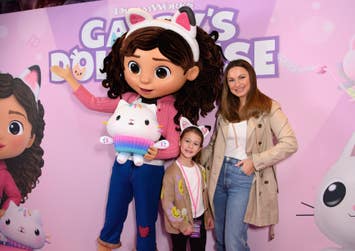 Sam Faiers attended an ‘a-meow-zing’ Gabby's Dollhouse screening event in Central London to celebrate new episodes of DreamWorks Animation’s hit animated preschool series launching on Netflix this spring.