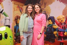 EDITORIAL USE ONLYIzzy Judd (left) and Giovanna Fletcher (right) attend the LEGO DREAMZzz premiere in Shoreditch, east London. Picture date: Thursday May 11, 2023. PA Photo. The series launches worldwide from 15th May on The LEGO Group's YouTube channel, with further episodes and toys to follow in August.