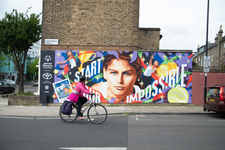 Mural of Special Olympics GB tennis player Lily Mills unveiled, to celebrate the start of the Special Olympics World Games