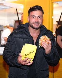Davide Sanclimente attends McDonald's ultimate gaming event in Manchester to mark the launch of the new chicken burger, McCrispy. Picture date: Wednesday October 12, 2022. PA Photo.
