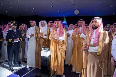 HRH Prince Bader bin Sultan, Deputy Governor of Makkah inaugurates the new SAUDIA operations building alongside the Minister of Transport and SAUDIA Group Director General